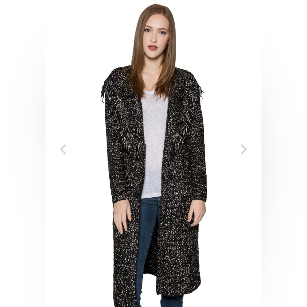 Astr Opal Marled Cardigan in Black Taupe XS $50 OBO - Picture 4 of 6